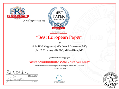 Best Paper Reward til Lena Carstensen.