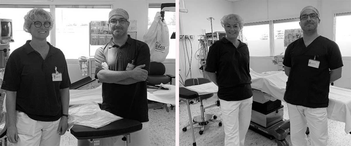 Pia, Camilla og Mohammed fra Aleris.