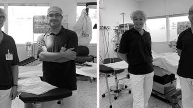 Pia, Camilla og Mohammed fra Aleris.