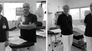 Pia, Camilla og Mohammed fra Aleris.