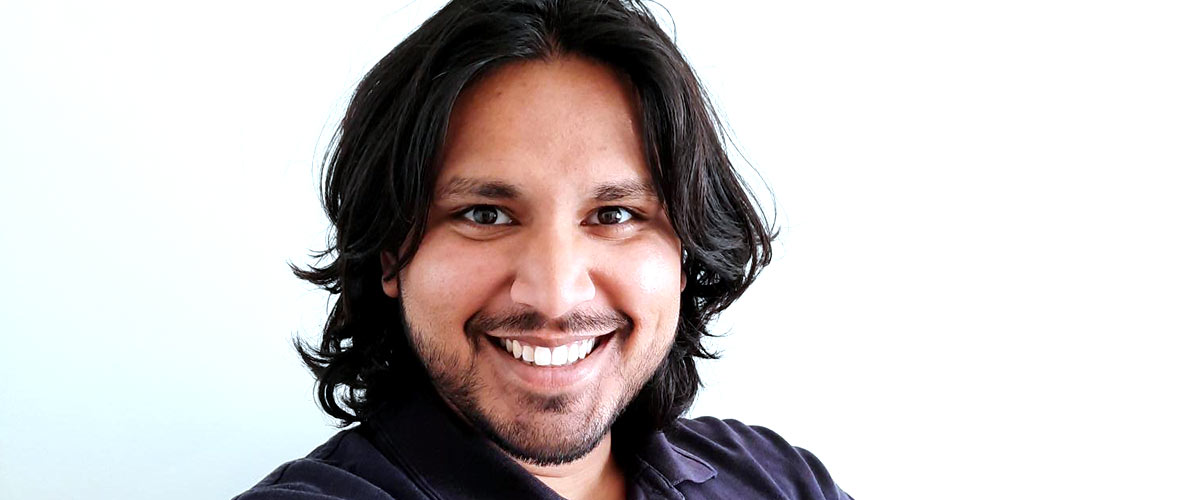 Portræt af ung mand.