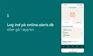 Guide til login på Aleris Online step 1.