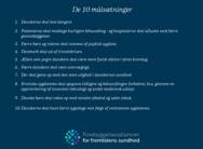 Forebyggelsesalliancens målsætninger.