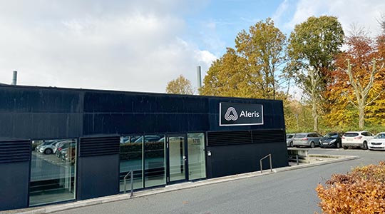 Indgangen til Aleris Odense.