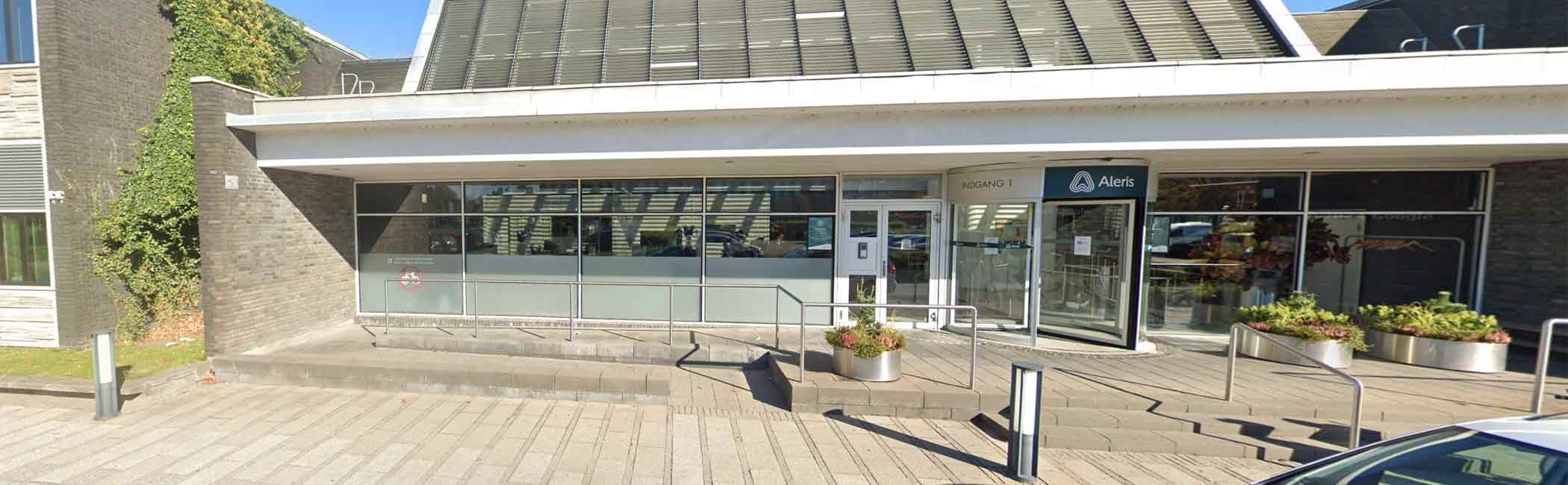 Indgangen ved Aleris Søborg.