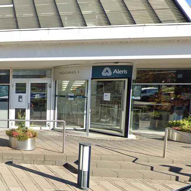 Indgangen ved Aleris Søborg.