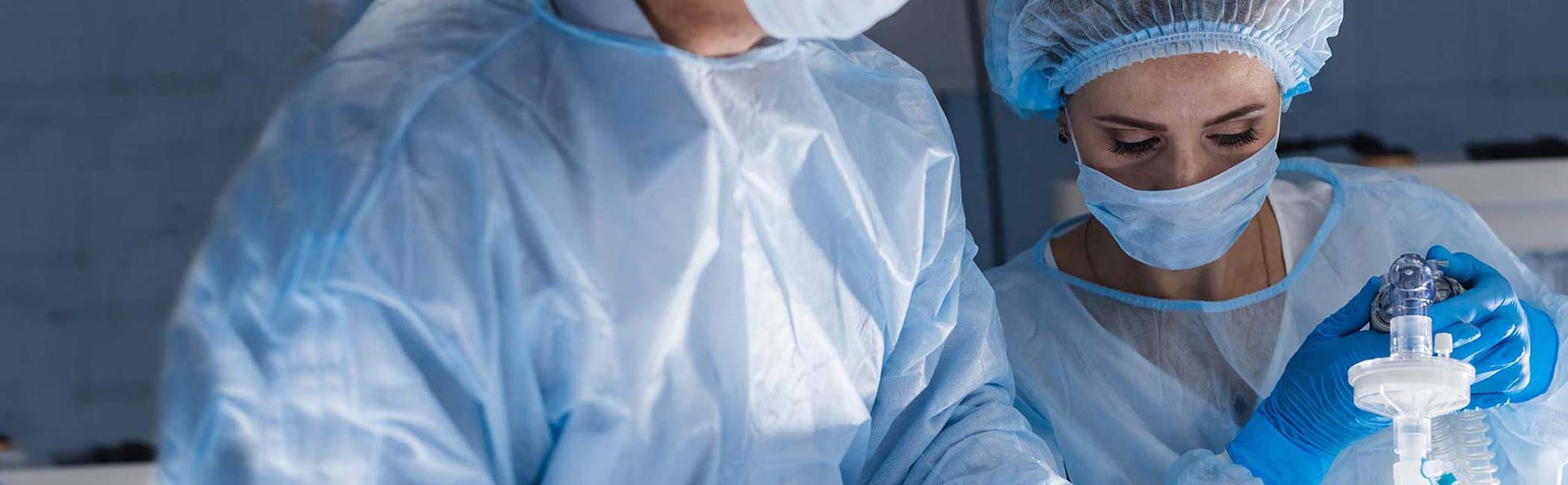 Anæstesiolog på operationsstuen.