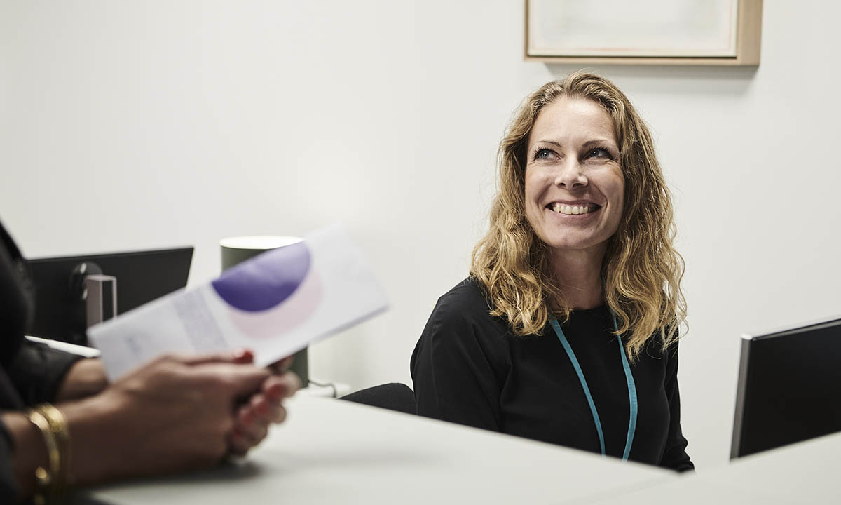 Receptionist hos Aleris Fertility.