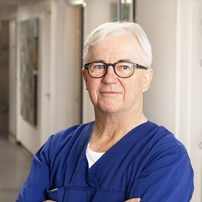 Overlæge, Professor, dr. med Peter Funch-Jensen ved Aleris Hospitaler.